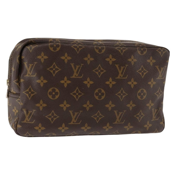LOUIS VUITTON Monogram Trousse Toilette 28 Clutch Bag M47522 LV Auth ar13749