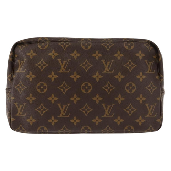 LOUIS VUITTON Monogram Trousse Toilette 28 Clutch Bag M47522 LV Auth ar13749