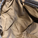 FENDI Zucca Canvas Backpack Brown Black gold Auth ar13750-20