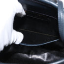 Salvatore Ferragamo Vala Shoulder Bag Leather Navy Gold Auth ar13751-19