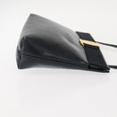 Salvatore Ferragamo Vala Shoulder Bag Leather Navy Gold Auth ar13751-3