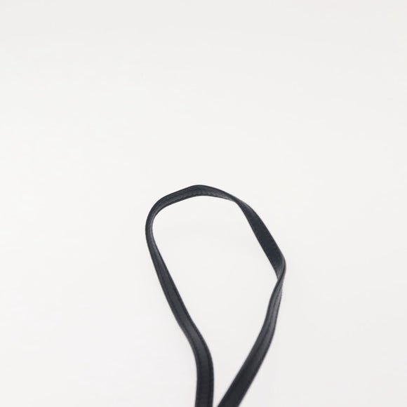 Salvatore Ferragamo Vala Shoulder Bag Leather Navy Gold Auth ar13751