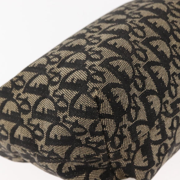 Christian Dior Trotter Canvas Hand Bag Navy Auth ar13752