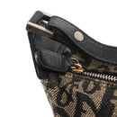 Christian Dior Trotter Canvas Handtas Marineblauw Auth ar13752-10
