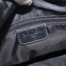 Christian Dior Trotter Canvas Handtas Marineblauw Auth ar13752-17