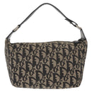 Christian Dior Trotter Canvas Hand Bag Navy Auth ar13752-2