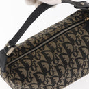 Christian Dior Trotter Canvas Hand Bag Navy Auth ar13752-6