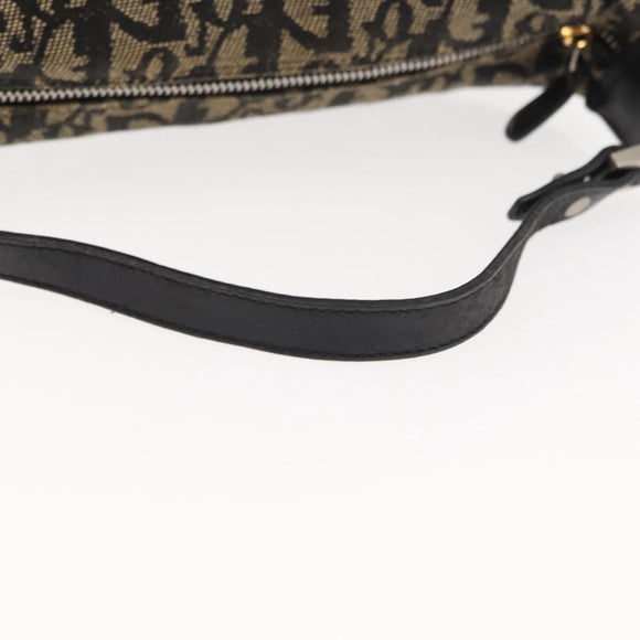 Christian Dior Trotter Canvas Handtas Marineblauw Auth ar13752