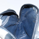 GUCCI Micro GG Canvas Bag PVC Leather Navy Gold 007 115 0093 Auth ar13754-20