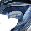 GUCCI Micro GG Canvas Bag PVC Leather Navy Gold 007 115 0093 Auth ar13754-12