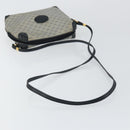 GUCCI Micro GG Canvas Bag PVC Leather Navy Gold 007 115 0093 Auth ar13754-7