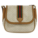 GUCCI Micro GG Supreme Web Sherry Line Bag PVC Beige 001 115 0914 Auth ar13755-13