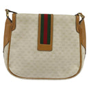 GUCCI Micro GG Supreme Web Sherry Line Bag PVC Beige 001 115 0914 Auth ar13755-2