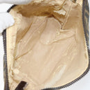 FENDI Zucca Canvas Vanity Hand Bag Black Brown Auth ar13759-11