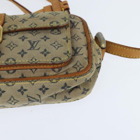 LOUIS VUITTON Monogram Mini Juliet MM Shoulder Bag Blue M92004 LV Auth ar13760