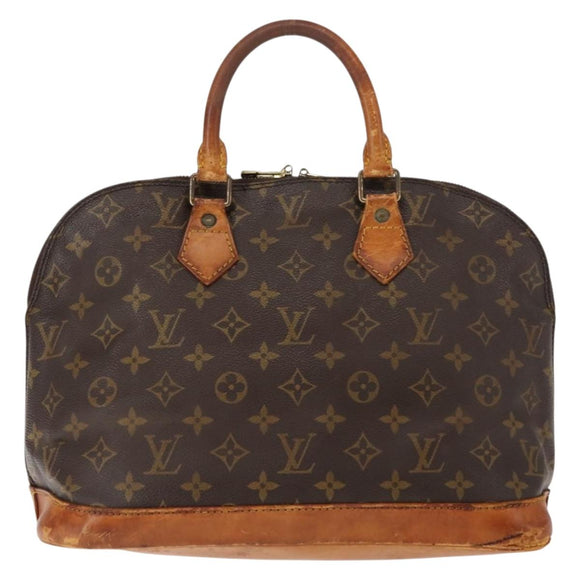 LOUIS VUITTON Monogram Alma Hand Bag M51130 LV Auth ar13761