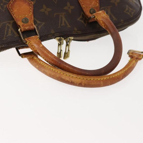 LOUIS VUITTON Monogram Alma Hand Bag M51130 LV Auth ar13761