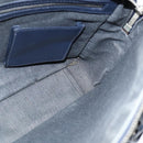 Christian Dior Business Bag Leather 2ways Navy Silver Auth ar13763-21