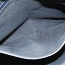 Christian Dior Business Bag Leather 2ways Navy Silver Auth ar13763-23