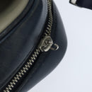 Christian Dior Business Bag Leather 2ways Navy Silver Auth ar13763-7