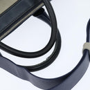 Christian Dior Business Bag Leather 2ways Navy Silver Auth ar13763-8