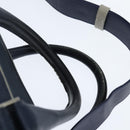 Christian Dior Business Bag Leather 2ways Navy Silver Auth ar13763-9