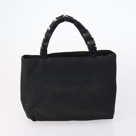 Salvatore Ferragamo Vala Bag Leather Canvas 3 Set Black Auth ar13765