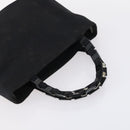 Salvatore Ferragamo Vala Bag Leather Canvas 3 Set Black Auth ar13765-12