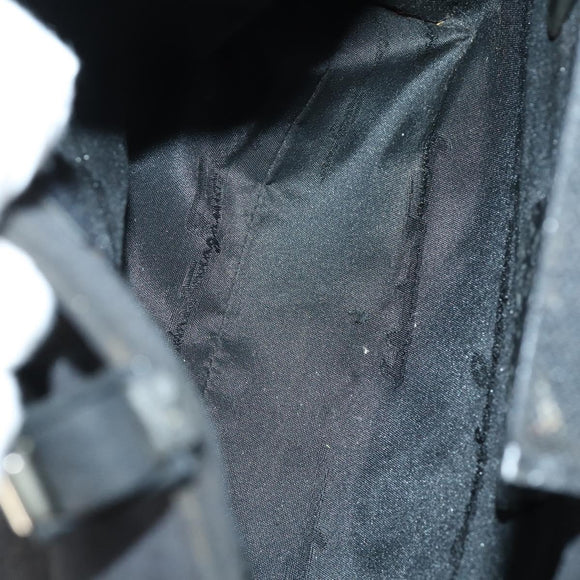 Salvatore Ferragamo Vala Bag Leather Canvas 3 Set Black Auth ar13765