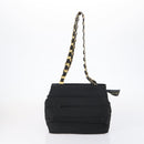 Salvatore Ferragamo Vala Bag Leather Canvas 3 Set Black Auth ar13765-16