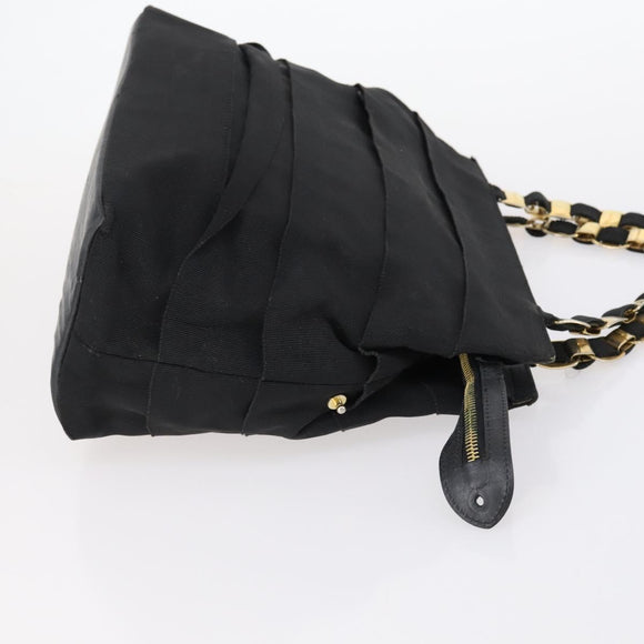 Salvatore Ferragamo Vala Bag Leather Canvas 3 Set Black Auth ar13765