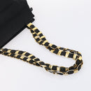 Salvatore Ferragamo Vala Bag Leather Canvas 3 Set Black Auth ar13765-19