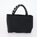 Salvatore Ferragamo Vala Bag Leather Canvas 3 Set Black Auth ar13765-9