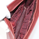 CARTIER Must Line Clutch Bag Leather 3 Set Bordeaux Black beige Auth ar13766-16