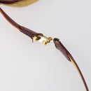 CARTIER Must Line Clutch Bag Leather 3 Set Bordeaux Black beige Auth ar13766-22