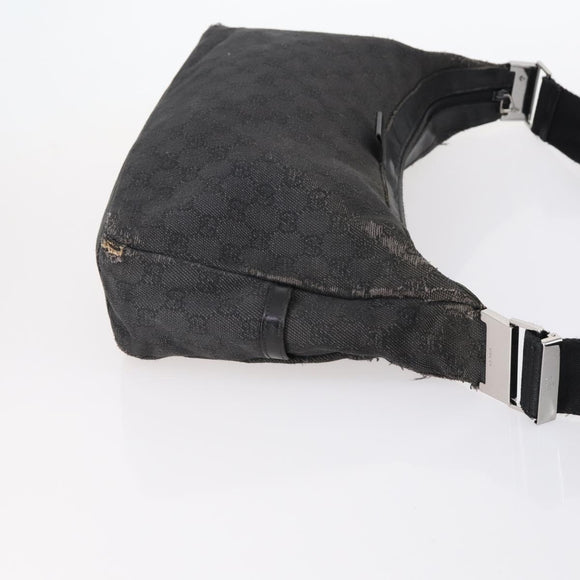 GUCCI GG Canvas Bag Canvas nylon 3 Set Black Auth ar13767