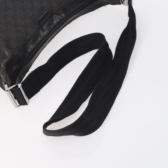 GUCCI GG Canvas Bag Canvas nylon 3 Set Black Auth ar13767