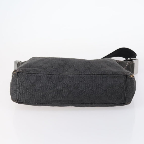 GUCCI GG Canvas Bag Canvas nylon 3 Set Black Auth ar13767