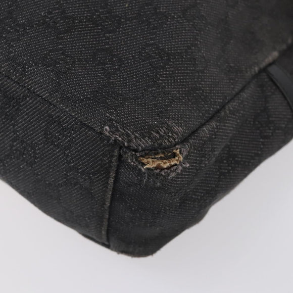 GUCCI GG Canvas Bag Canvas nylon 3 Set Black Auth ar13767