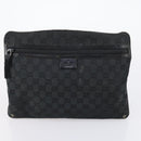 GUCCI GG Canvas Bag Canvas nylon 3 Set Black Auth ar13767-17