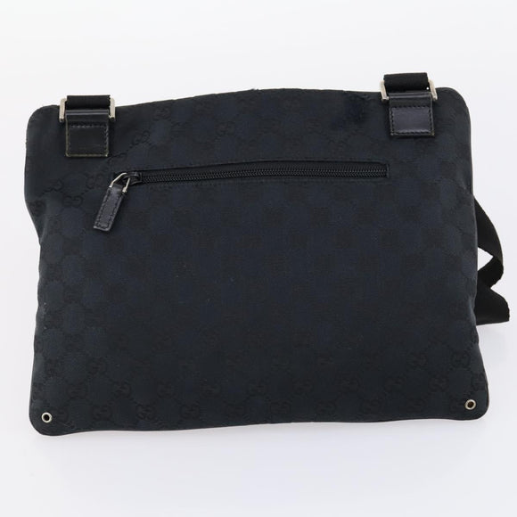 GUCCI GG Canvas Bag Canvas nylon 3 Set Black Auth ar13767