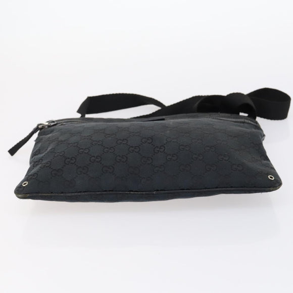 GUCCI GG Canvas Bag Canvas nylon 3 Set Black Auth ar13767