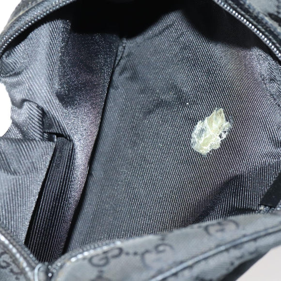 GUCCI GG Canvas Bag Canvas nylon 3 Set Black Auth ar13767