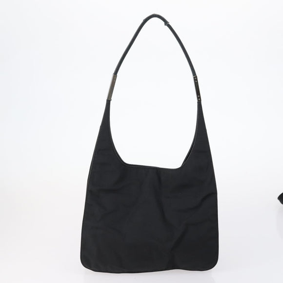 GUCCI GG Canvas Bag Canvas nylon 3 Set Black Auth ar13767