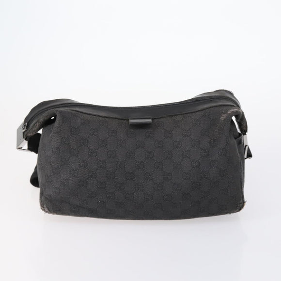 GUCCI GG Canvas Bag Canvas nylon 3 Set Black Auth ar13767