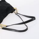 FENDI Pecan Bag Canvas Coated Canvas 3 Set Black Brown Auth ar13768-12