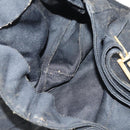 FENDI Pecan Bag Canvas Coated Canvas 3 Set Black Brown Auth ar13768-15