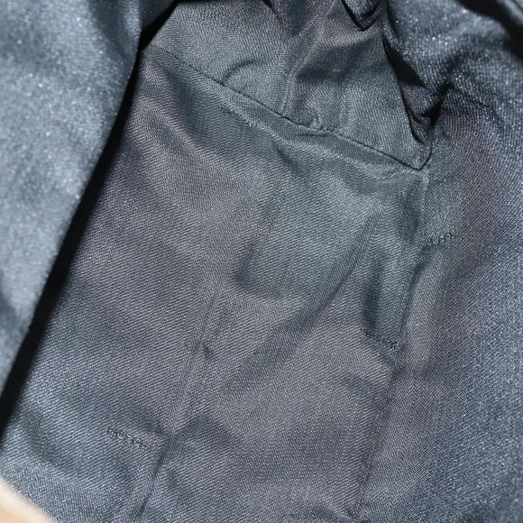 FENDI Pecan Bag Canvas Coated Canvas 3 Set Black Brown Auth ar13768