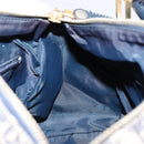 Christian Dior Trotter Canvas Mini Boston Bag Navy Gold Auth ar13772-19