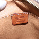 CELINE Macadam Canvas Shoulder Bag PVC Leather Brown Gold Auth ar13775-15
